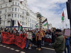 “I share their anger and I live for their hopes”: Palestine protest in Brighton